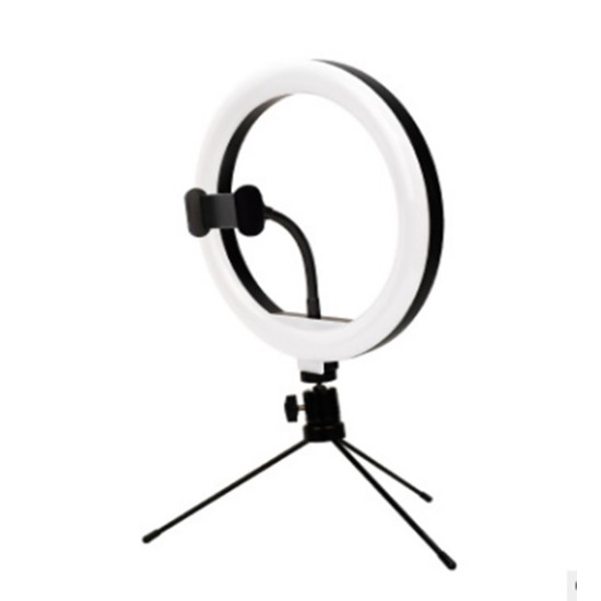 RING LIGHT LS-260 10.0" CON SOPORTE PARA TRÍPODE MINI Y SOPORTE PARA TELÉFONO AJUSTE DE LUZ DE 3 COLORES NEGRO RING LIGHT LS-260 10.0" CON SOPORTE PARA TRÍPODE MINI Y SOPORTE PARA TELÉFONO AJUSTE DE LUZ DE 3 COLORES NEGRO